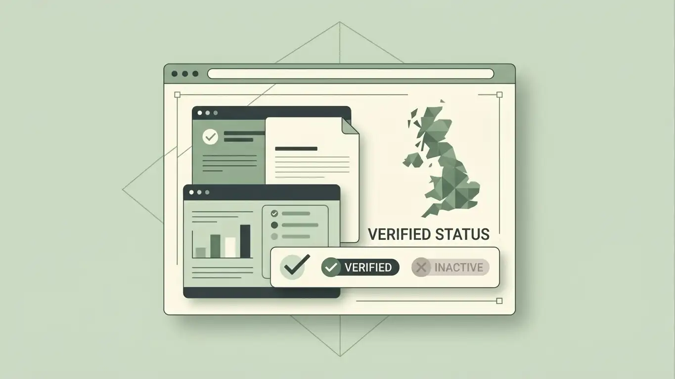 Illustration representing a UK casino status and regulatory check